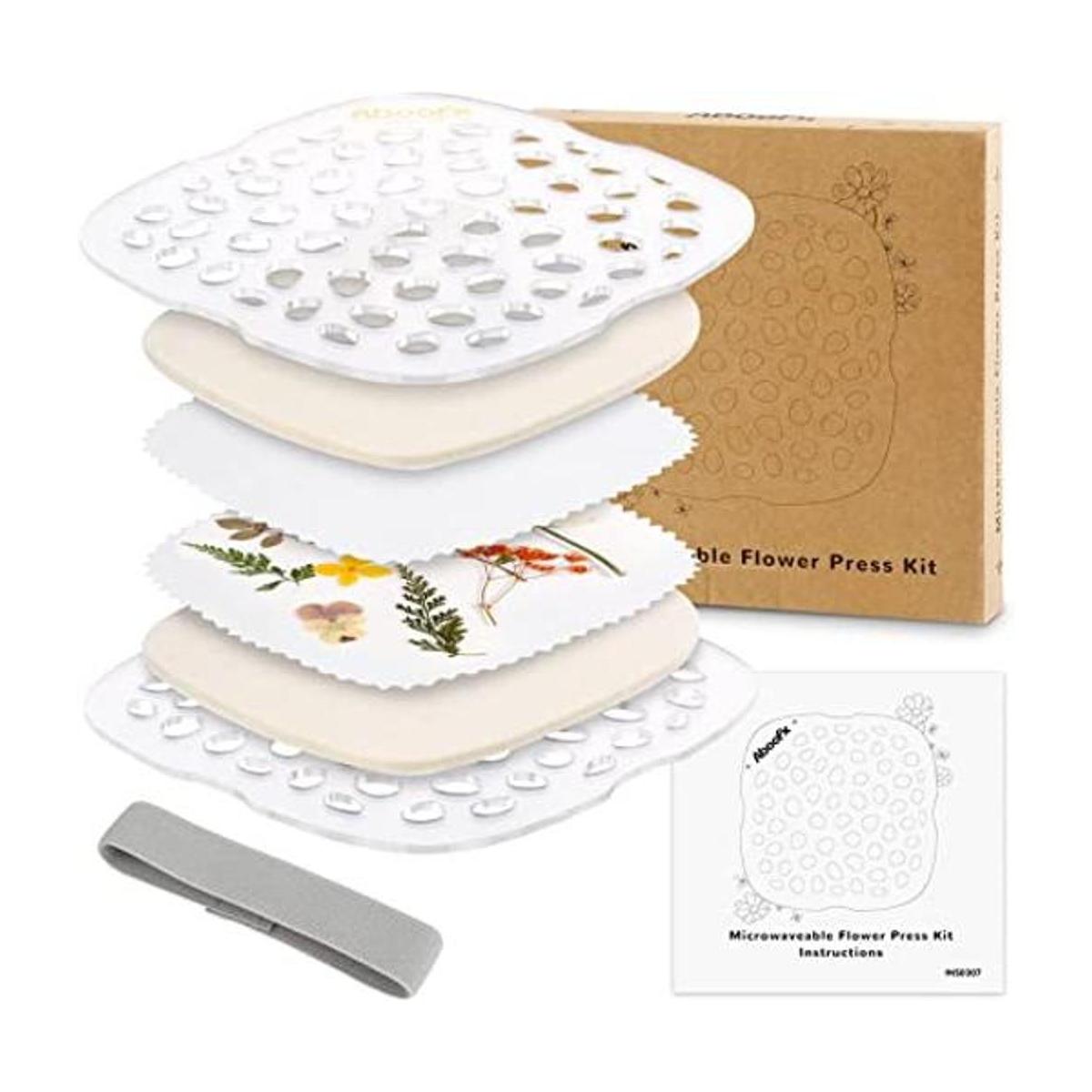Aboofx Prensa de flores para microondas kit de secado