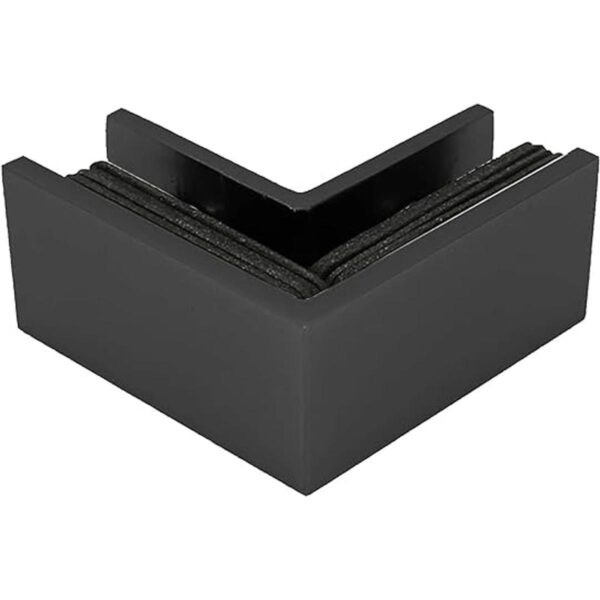 Abrazadera cuadrada de vidrio de latón de 90 grados para_4