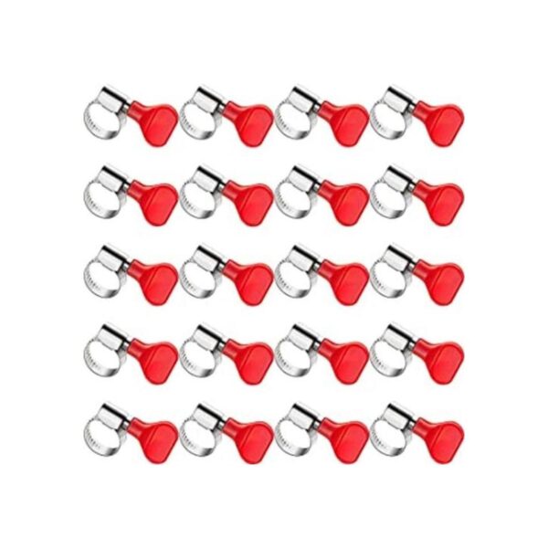 Abrazaderas de acero inoxidable para manguera de 20 piezas_1