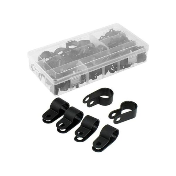 Abrazadera de cable de plástico de nailon negro 200_2