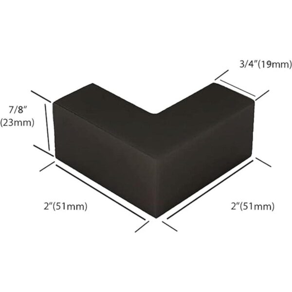 Abrazadera cuadrada de vidrio de latón de 90 grados para_2