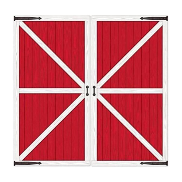 Accesorio de fiestas en forma de puerta de granero talla_1