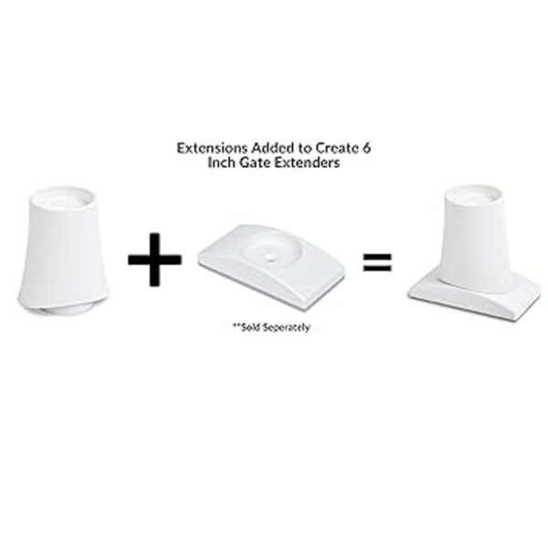 Accesorio de extensión de 3 pulgadas para niñera de pared_3