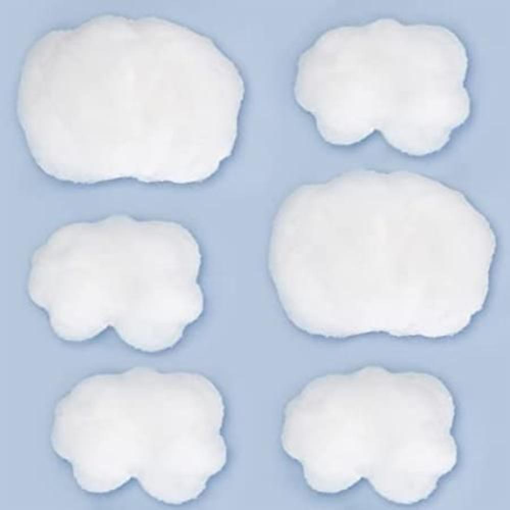Accesorios artificiales de nube 3D decoraciones colgantes