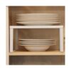 Accesorio para mueble de cocina de metal blanco y