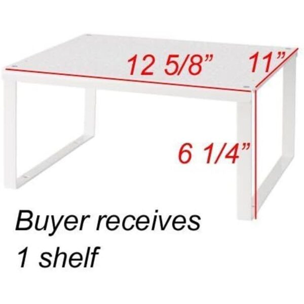 Accesorio para mueble de cocina de metal blanco y