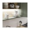 Accesorio para mueble de cocina de metal blanco y