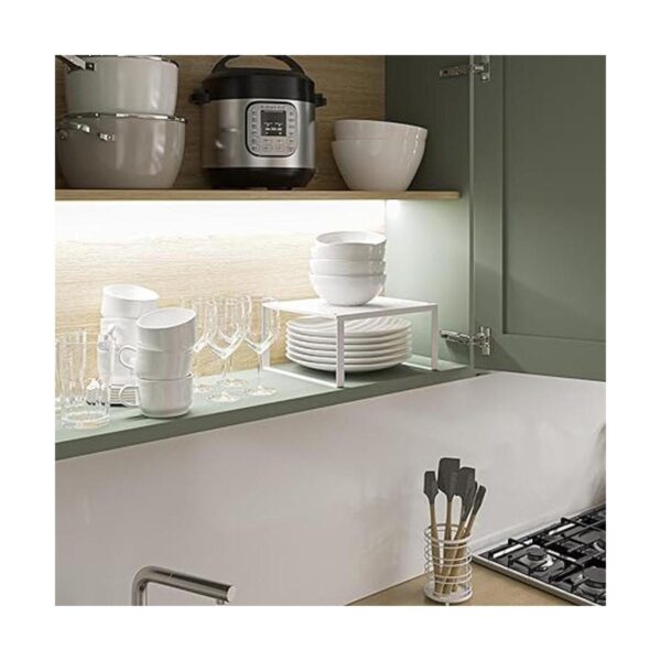 Accesorio para mueble de cocina de metal blanco y