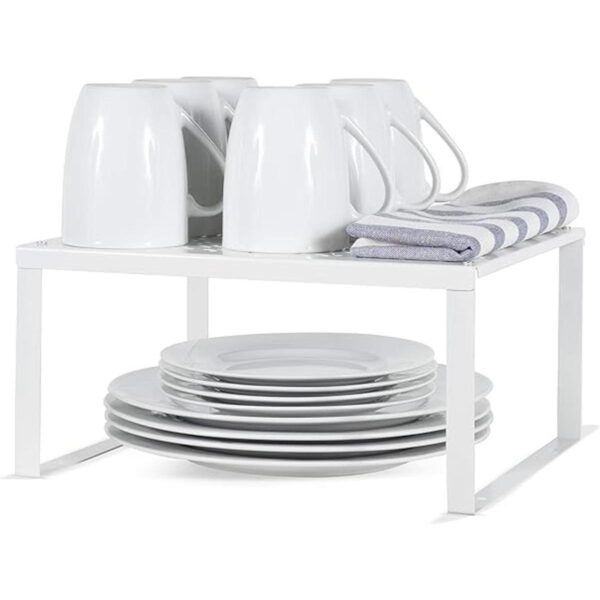 Accesorio para mueble de cocina de metal blanco y
