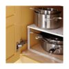 Accesorio para mueble de cocina de metal blanco y