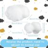 Accesorios artificiales de nube 3D decoraciones colgantes_2