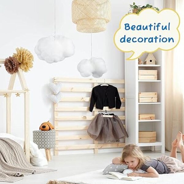 Accesorios artificiales de nube 3D decoraciones colgantes_5