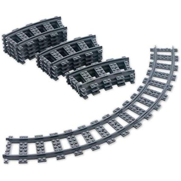 Accesorios curvados del ferrocarril de la ciudad de la_1