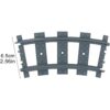 Accesorios curvados del ferrocarril de la ciudad de la_3