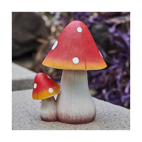 Accesorios de jardín de hadas para decoración de hongos_2