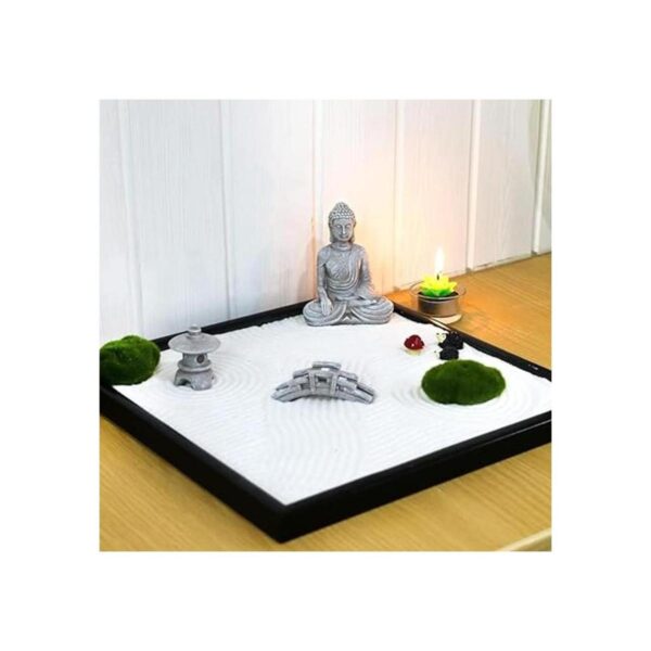 Accesorios de jardín Zen de Buda de meditación decoración_2