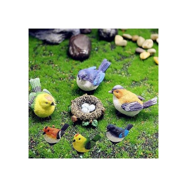 Accesorios de jardín de hadas adornos de pájaros para_2