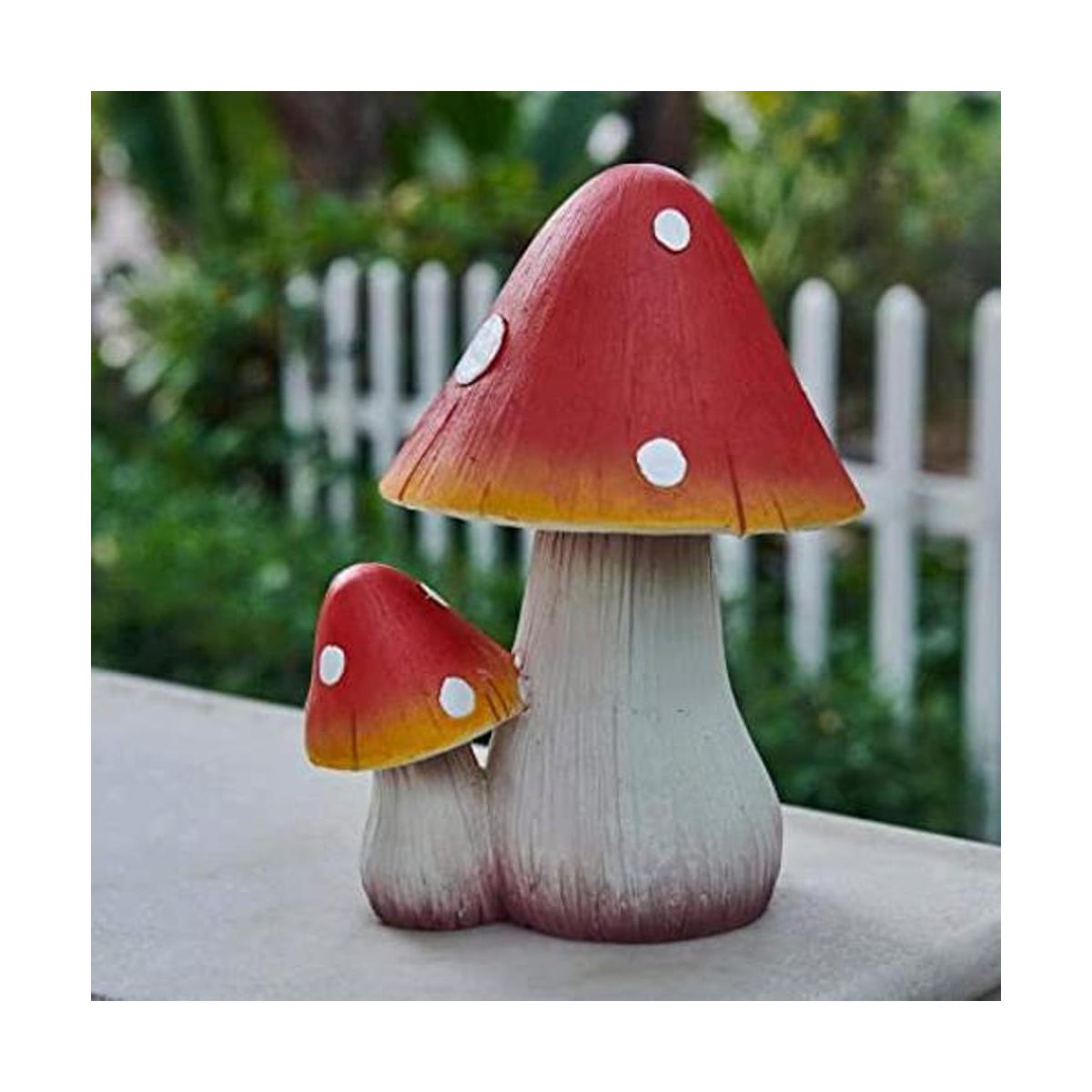 Accesorios de jardín de hadas para decoración de hongos