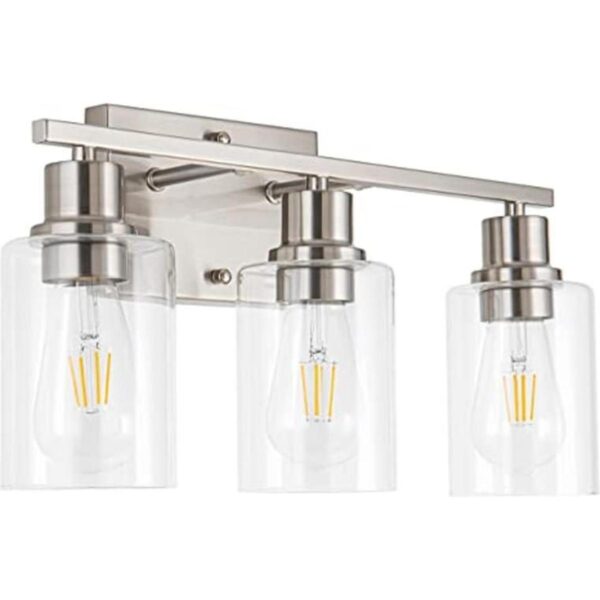 Accesorios de tocador de baño 3 luces lámpara de pared_1