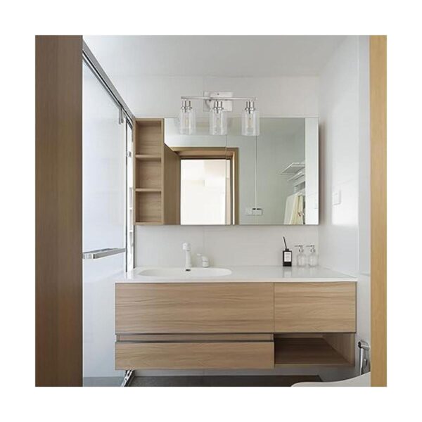 Accesorios de tocador de baño 3 luces lámpara de pared_3