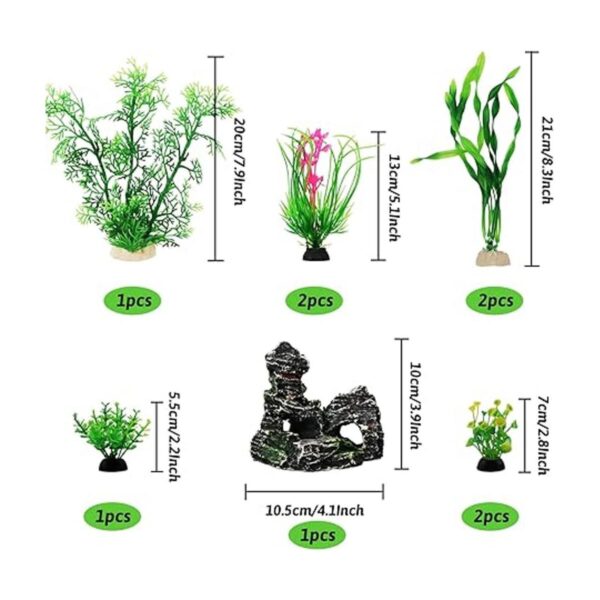 Accesorios para peceras de acuario decoración de plantas