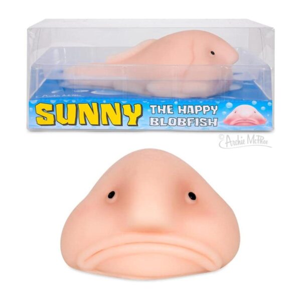 Accoutrements Sunny The Blobfish Novelty Toy Squishy Toy_1