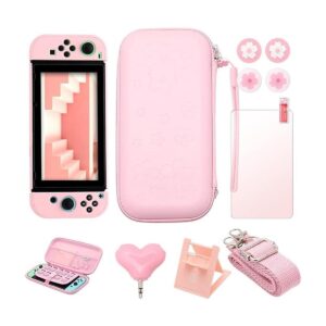 Accesorios rosa interruptor funda de transporte rosa_1