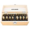 Accusize Industrial Tools Juego de fresas de extremo con