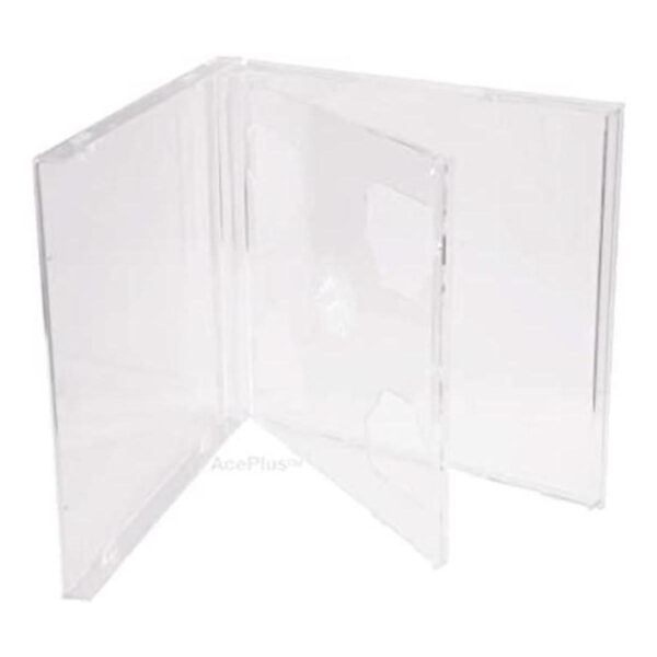 AcePlus Estuche doble transparente para CD 10 unidades_1