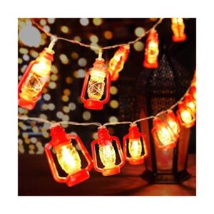 AceList Cadena de 30 luces rojas para dormitorio patio_1