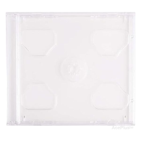 AcePlus Estuche doble transparente para CD 10 unidades_2