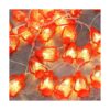 AceList Cadena de 30 luces rojas para dormitorio patio_6