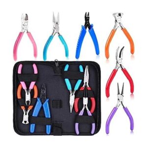 Acejoz Alicates de joyería kit de 6 herramientas para