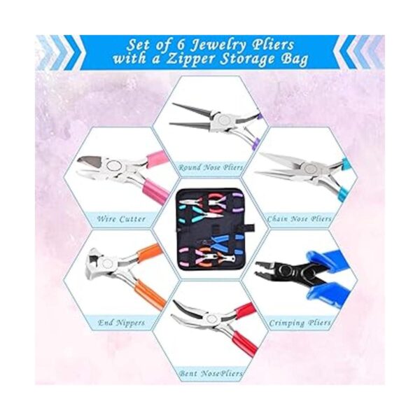 Acejoz Alicates de joyería kit de 6 herramientas para