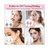 Acejoz 120 ganchos para aretes 366 piezas kit de