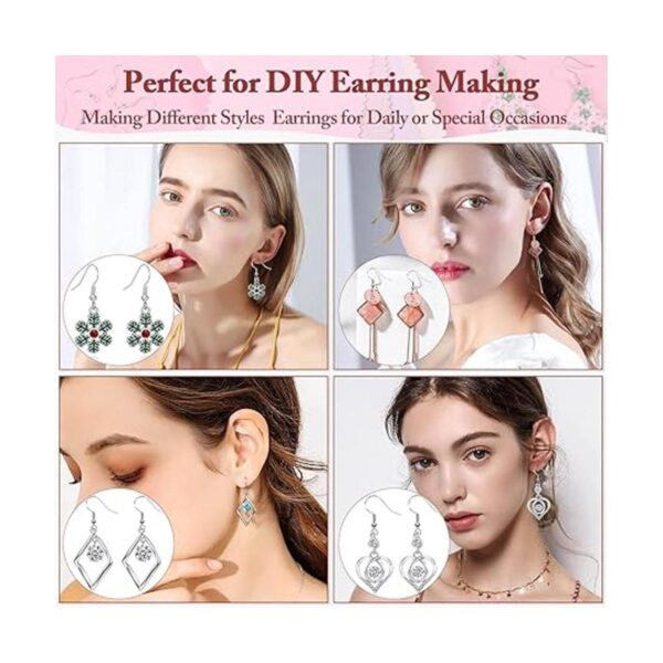 Acejoz 120 ganchos para aretes 366 piezas kit de