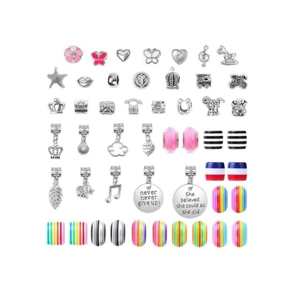 Acejoz Kit de fabricación de pulseras con dijes pulseras_5