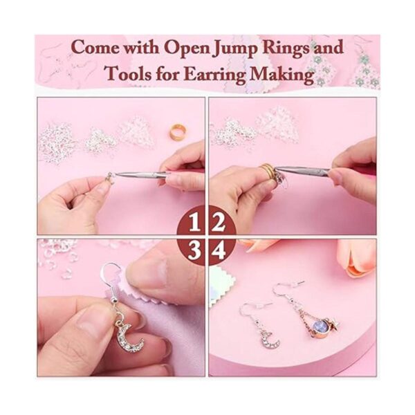 Acejoz 120 ganchos para aretes 366 piezas kit de