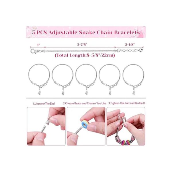 Acejoz Kit de fabricación de pulseras con dijes pulseras_4