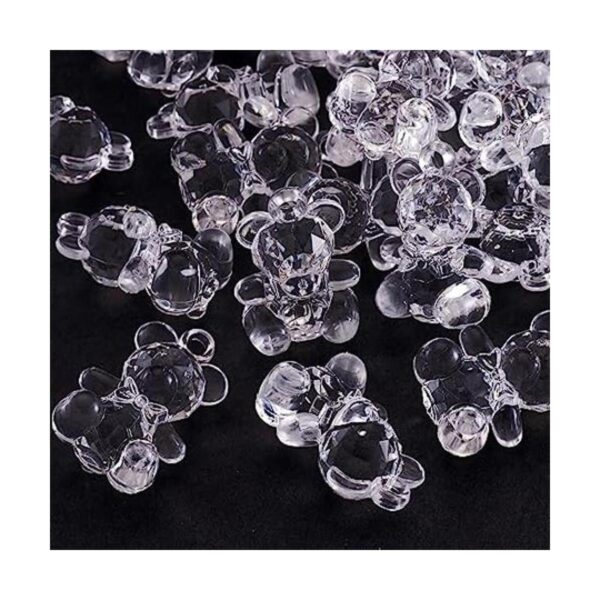 Acerca de 103pcs facetado transparente acrílico oso_1