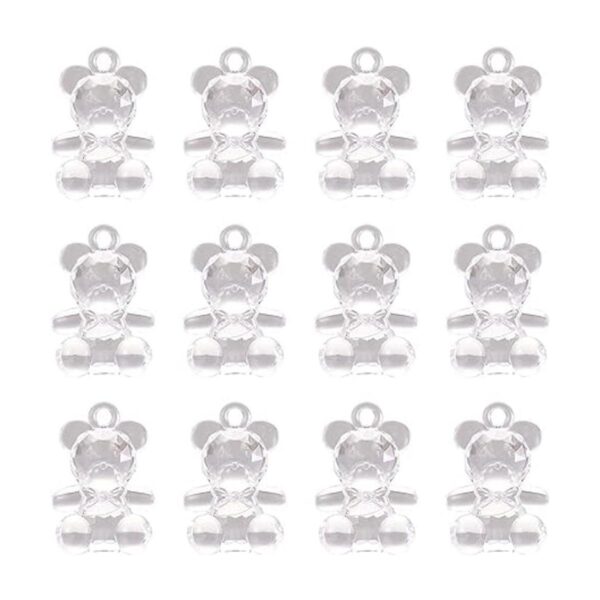 Acerca de 103pcs facetado transparente acrílico oso_2