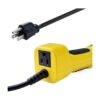 Aceland Luz de trabajo LED portátil con cable con mango de