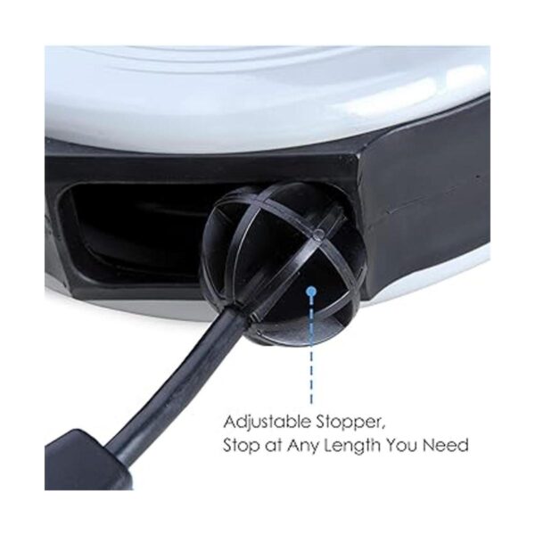 Aceland Carrete de cable de extensión retráctil de 25 pies_4