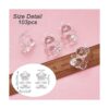 Acerca de 103pcs facetado transparente acrílico oso_3