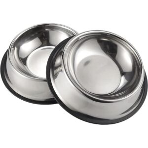 Acero inoxidable cuencos de perro 10 inch