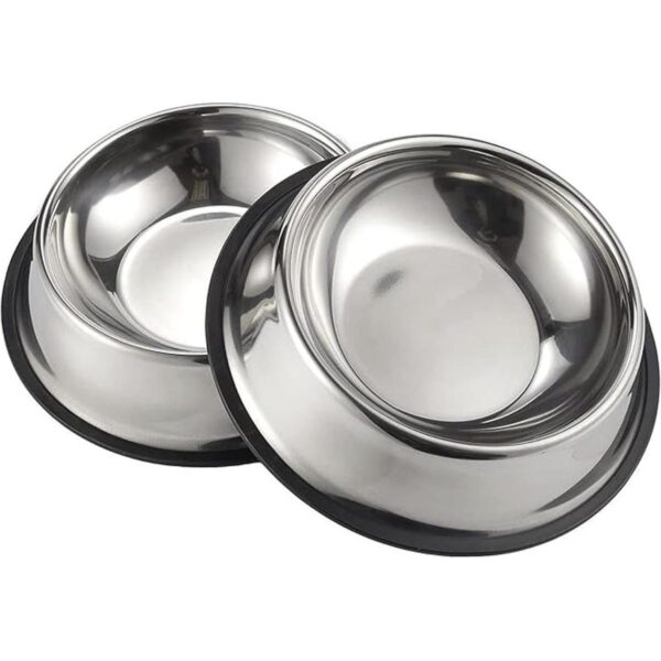 Acero inoxidable cuencos de perro 10 inch