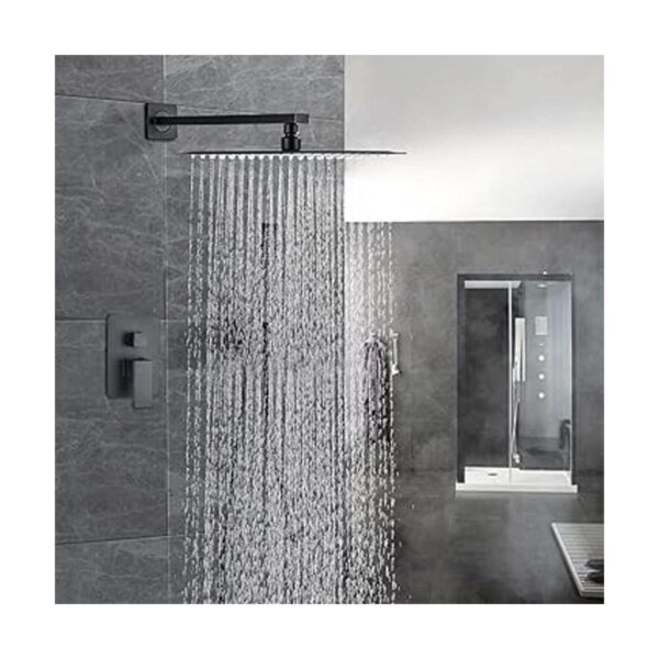 Ackwave Sistema de ducha Juego de grifo de ducha negro_3