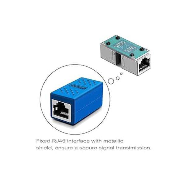 Acoplador RJ45 extensión Ethernet conectores de red para_4