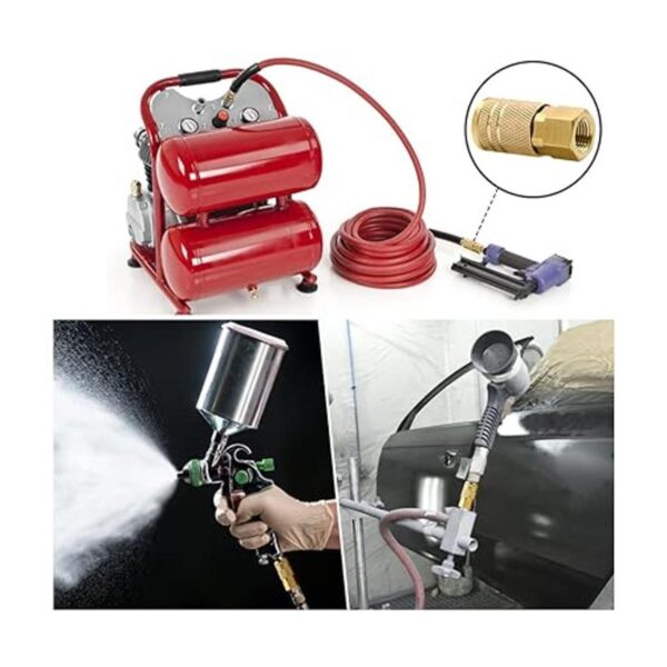 Acoplador industrial hembra de latón de 14 pulgadas