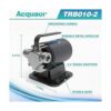 Acquaer Bomba de transferencia de agua de 115 V 110 HP_2